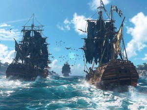 Skull and Bones thrilling battles