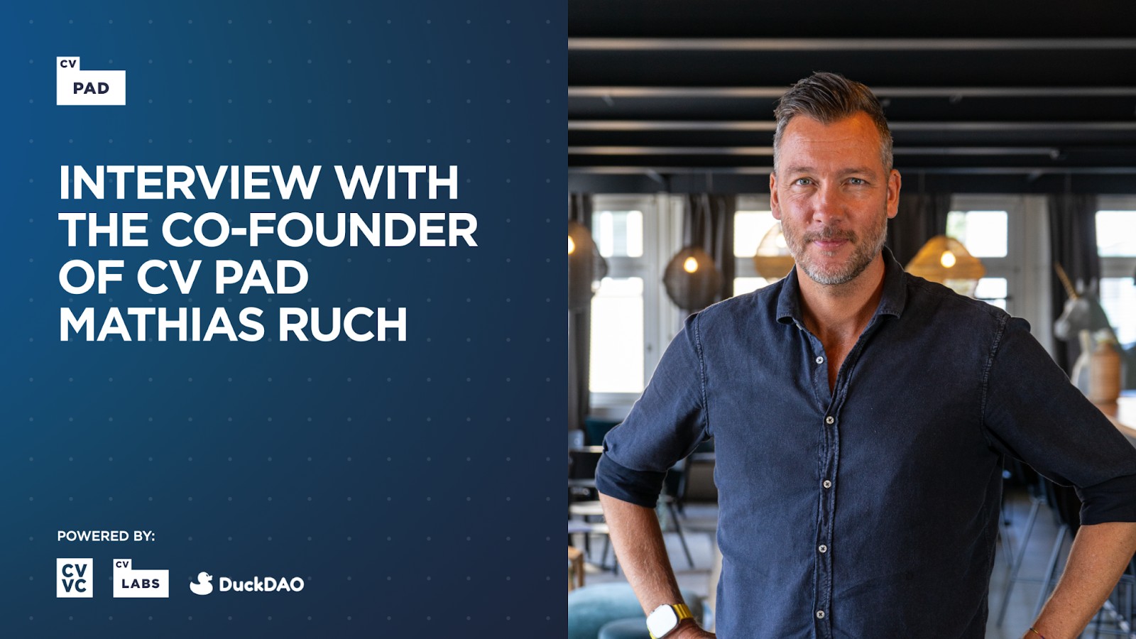 Founder Spotlight: Mathias Ruch, Co-Founder of CV Pad